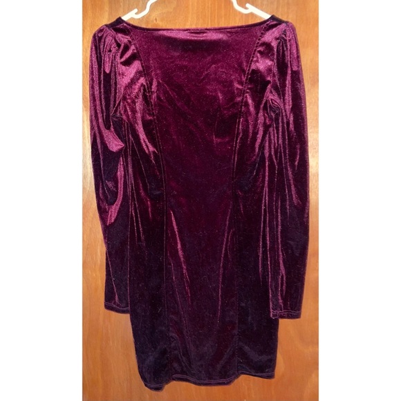 Fashion Nova Looking Fire Velvet Mini Dress - Picture 4 of 6